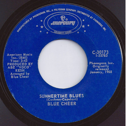 Blue Cheer / Blues Magoos Summertime Blues / (We Ain't Got) Nothin' Yet Vinyl 7" USED