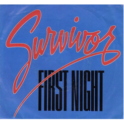 Survivor First Night USED VINYL 7INCH SINGLE 45 RPM