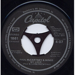 Paul McCartney & Wings My Love USED VINYL 7INCH 45 RPM SINGLE REISSUE