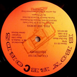 Cold Crush Brothers Feel The Horns / We Can Do This USED VINYL 12INCH 33 S RPM
