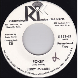 Jerry McCain Pokey / Here's Where You Get It USED VINYL 7INCH 45 RPM PROMO