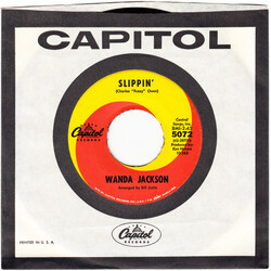 Wanda Jackson Slippin' / Just For You USED VINYL 7INCH 45 RPM SINGLE