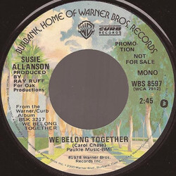 Susie Allanson We Belong Together USED VINYL 7INCH 45 RPM PROMO STEREO MONO