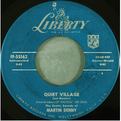 Martin Denny Quiet Village / Llama Serenade USED VINYL 7INCH 45 RPM SINGLE MONO