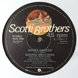 Addrisi Brothers Ghost Dancer Vinyl 12" USED