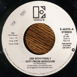Jim Weatherly Gift From Missouri / All I Need To Know USED VINYL 7INCH 45 RPM PROMO