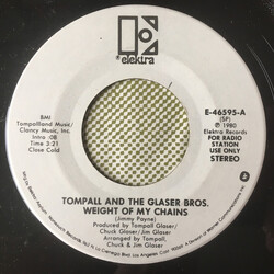 Tompall Glaser & The Glaser Brothers Weight Of My Chains / The Ballad Of Lucy Jordon USED VINYL 7INCH 45 RPM PROMO