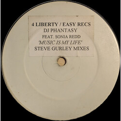 DJ Phantasy / Sonia Redd Music Is My Life (Steve Gurley Mixes) USED VINYL 12INCH WHITE LABEL PROMO