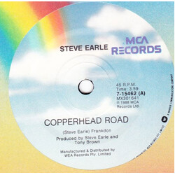 Steve Earle Copperhead Road USED VINYL 7INCH 45 RPM SINGLE