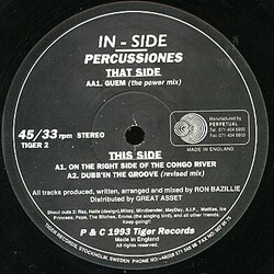 In-Side (3) Percussiones USED VINYL 12INCH
