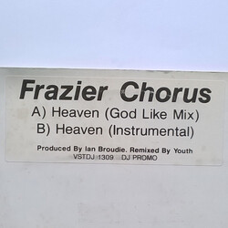 Frazier Chorus Heaven USED VINYL 12INCH PROMO WHITE LABEL