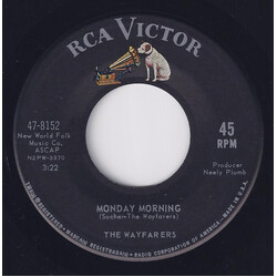 The Wayfarers (8) Monday Morning USED VINYL 7INCH 45 RPM