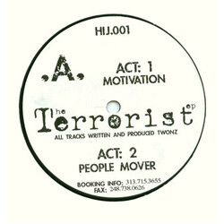 Twonz The Terrorist EP VINYL 12" USED