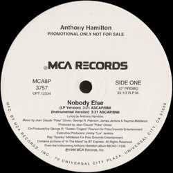 Anthony Hamilton Nobody Else USED VINYL 12INCH PROMO 33 S RPM