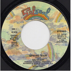 Bebu Silvetti Spring Rain USED VINYL 7INCH 45 RPM STYRENE STEREO