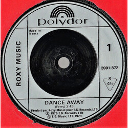 Roxy Music Dance Away USED VINYL 7INCH 45 RPM SINGLE STEREO