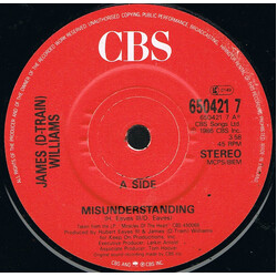 James "D-Train" Williams Misunderstanding USED VINYL 7INCH 45 RPM SINGLE STEREO