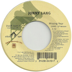 Jonny Lang Missing Your Love USED VINYL 7INCH 45 RPM SINGLE