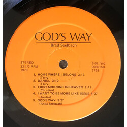 Brad Seelbach God’s Way Vinyl LP USED
