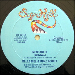 Melle Mel / Duke Bootee Message II (Survival) Vinyl 12" USED