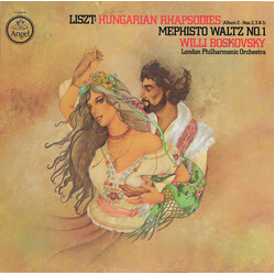 Franz Liszt / Willi Boskovsky / The London Philharmonic Orchestra Hungarian Rhapsodies (Album 2-Nos. 2,3,&5) Mephisto Waltz No. 1 Vinyl LP USED