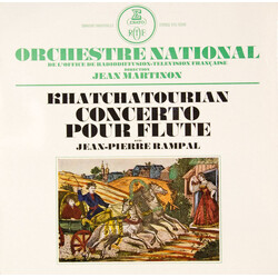 Aram Khatchaturian / Orchestre National De France / Jean Martinon / Jean-Pierre Rampal Concerto Pour Flute Vinyl LP USED