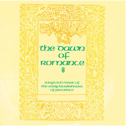 Martin Best The Dawn Of Romance - Songs And Music Of The Early Troubadours Of Provence Vinyl LP USED