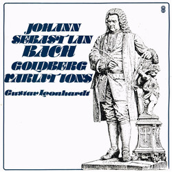 Gustav Leonhardt / Johann Sebastian Bach Johan Sebastian Bach Goldberg Variations Vinyl LP USED