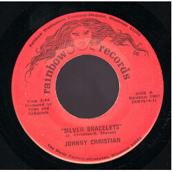 Johnny Christian Silver Bracelets USED VINYL 7INCH 45 RPM