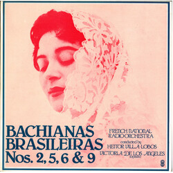 Orchestre National De France / Heitor Villa-Lobos / Victoria De Los Angeles Bachianas Brasileiras, Nos. 2, 5, 6, & 9 Vinyl LP USED