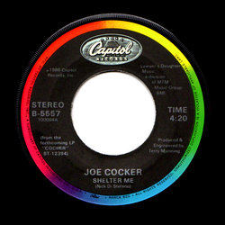 Joe Cocker Shelter Me Vinyl 7" USED