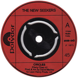 The New Seekers Circles USED VINYL 7INCH 45 RPM SINGLE
