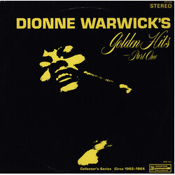 Dionne Warwick Golden Hits - Part One (Collector's Series Circa 1962-1964) Vinyl LP USED