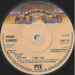 Donna Summer I Love You USED VINYL 7INCH 45 RPM SINGLE