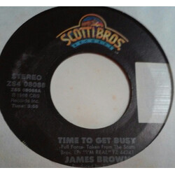 James Brown Time To Get Busy USED VINYL 7INCH SINGLE 45 RPM