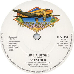 Voyager (15) Like A Stone USED VINYL 7INCH 45 RPM