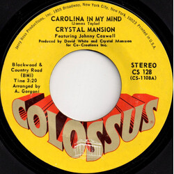 Crystal Mansion / Johnny Caswell Carolina In My Mind USED VINYL 7INCH 45 RPM SINGLE STYRENE STEREO MONO