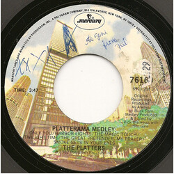 The Platters Platterama Medley USED VINYL 7INCH 45 RPM SINGLE