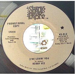 Bobby Vee (I'm) Lovin' You / Sayin' Goodbye USED VINYL 7INCH 45 RPM SINGLE PROMO