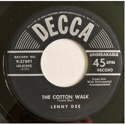 Lenny Dee (2) The Cotton Walk / Have You Ever Been Lonely USED VINYL 7INCH 45 RPM SINGLE