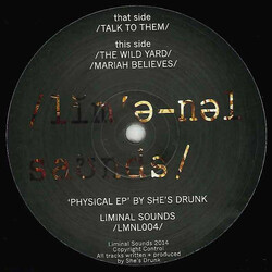 She's Drunk Physical EP USED VINYL 12INCH 45 RPM EP