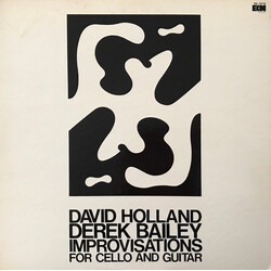 Derek Bailey / Dave Holland Improvisations For Cello And Guitar Vinyl LP USED