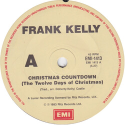 Frank Kelly (2) Christmas Countdown (The Twelve Days Of Christmas) USED VINYL 7INCH SINGLE 45 RPM