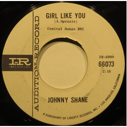Johnny Shane Girl Like You / Summer Love USED VINYL 7INCH 45 RPM PROMO
