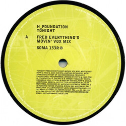 H-Foundation Tonight (Remixes) VINYL 12" USED