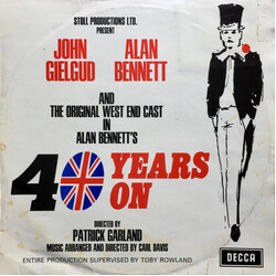 John Gielgud / Alan Bennett / The Company Of 40 Years On 40 Years On Vinyl LP USED