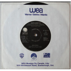 Aerosmith Rag Doll USED VINYL 7INCH 45 RPM PROMO