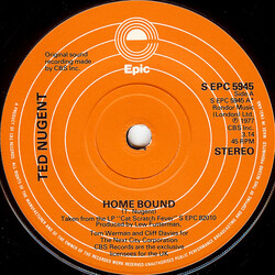 Ted Nugent Home Bound USED VINYL 7INCH 45 RPM SINGLE