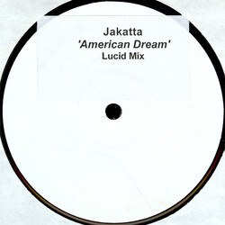 Jakatta American Dream (Lucid Remix) USED VINYL 12INCH 33 S RPM SINGLE SIDED WHITE LABEL
