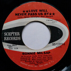 Ronnie Milsap Love Will Never Pass Us By USED VINYL 7INCH 45 RPM PROMO STYRENE